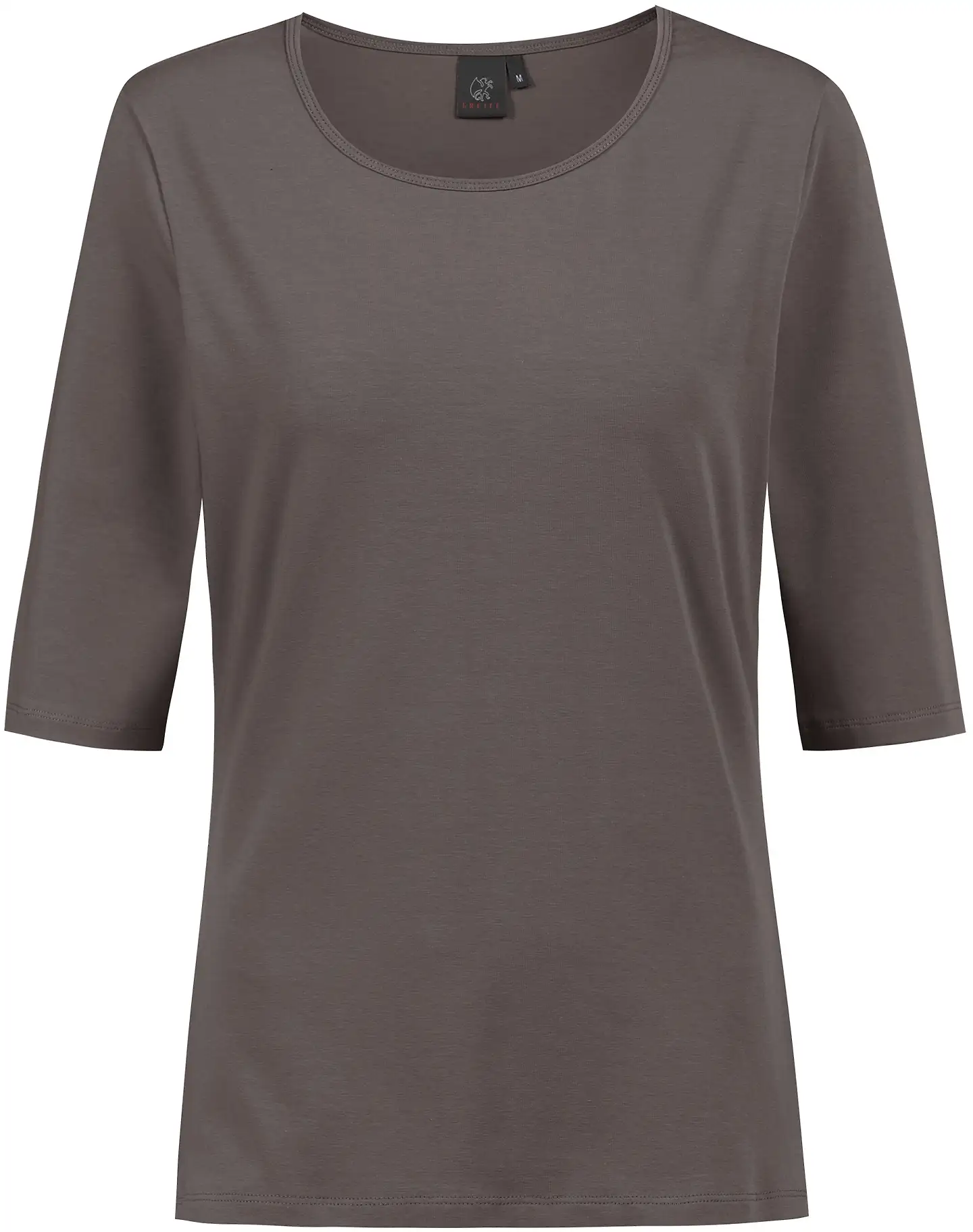 greiff-6680-d-shirt-rundhals-12-rf_1405_taupe-front-2 GREIFF Damen Shirt halbarm Regular Fit