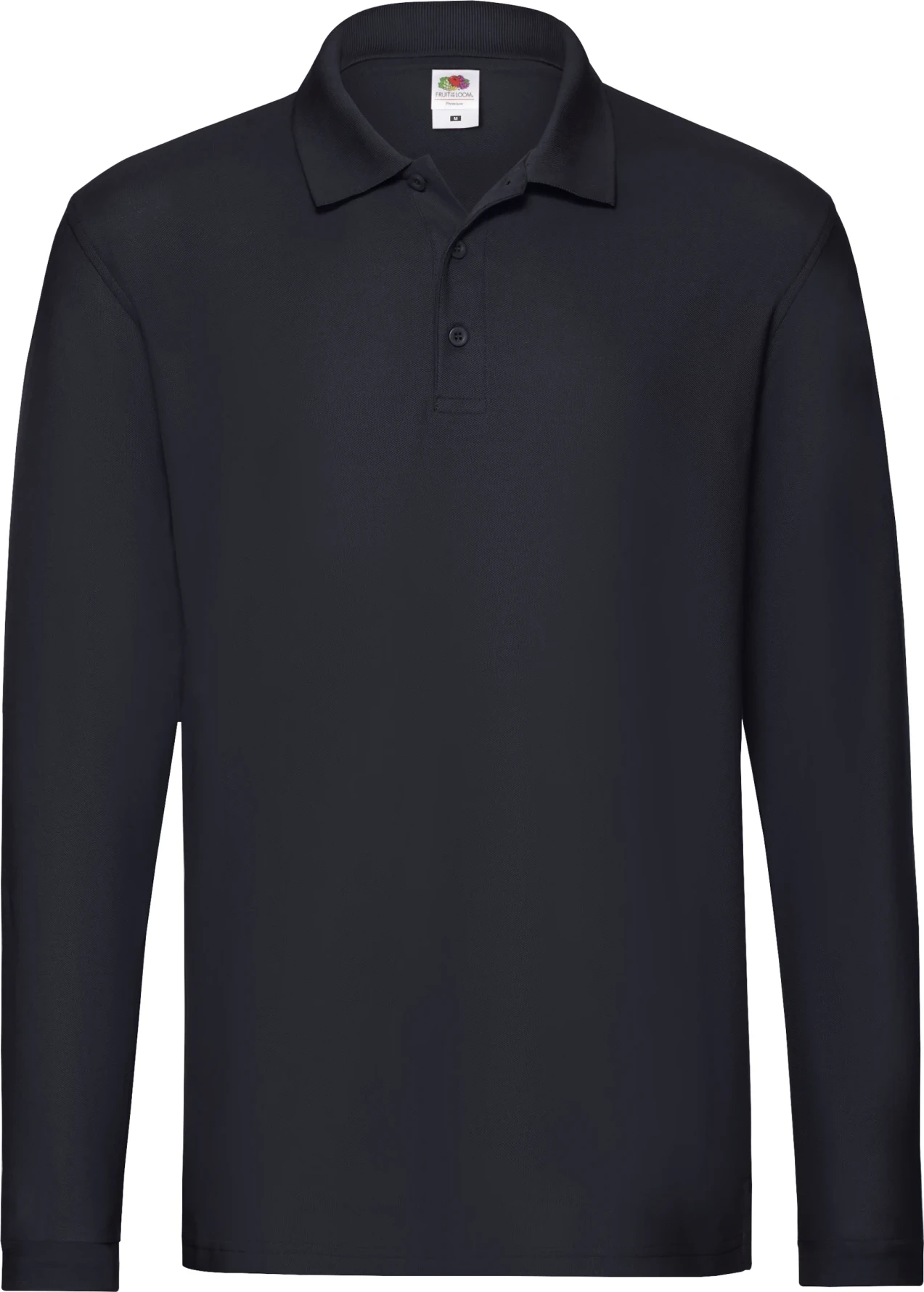 fruit-of-the-loom-63-310-0-premium-long-sleeve-poloshirt-deepnavy-4 F.O.L. Premium Piqué Polo langarm