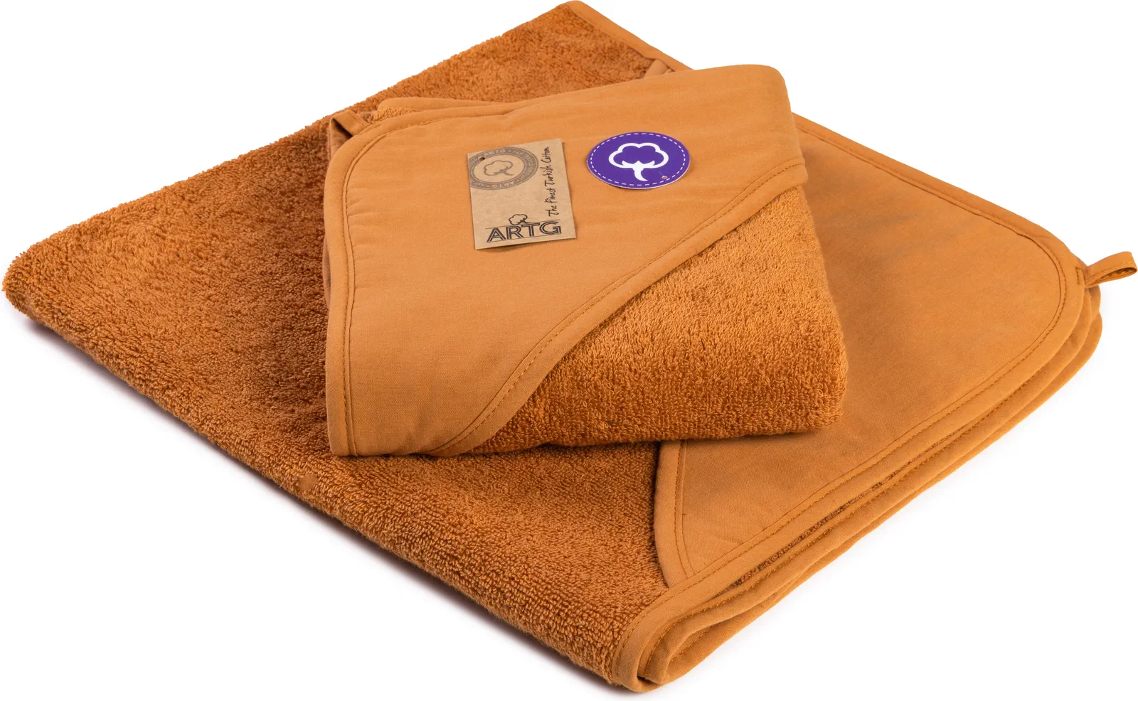artg-ar731-print-me-baby-hooded-towel-terra-front-1 ARTG PRINT-Me® Baby Hooded Towel