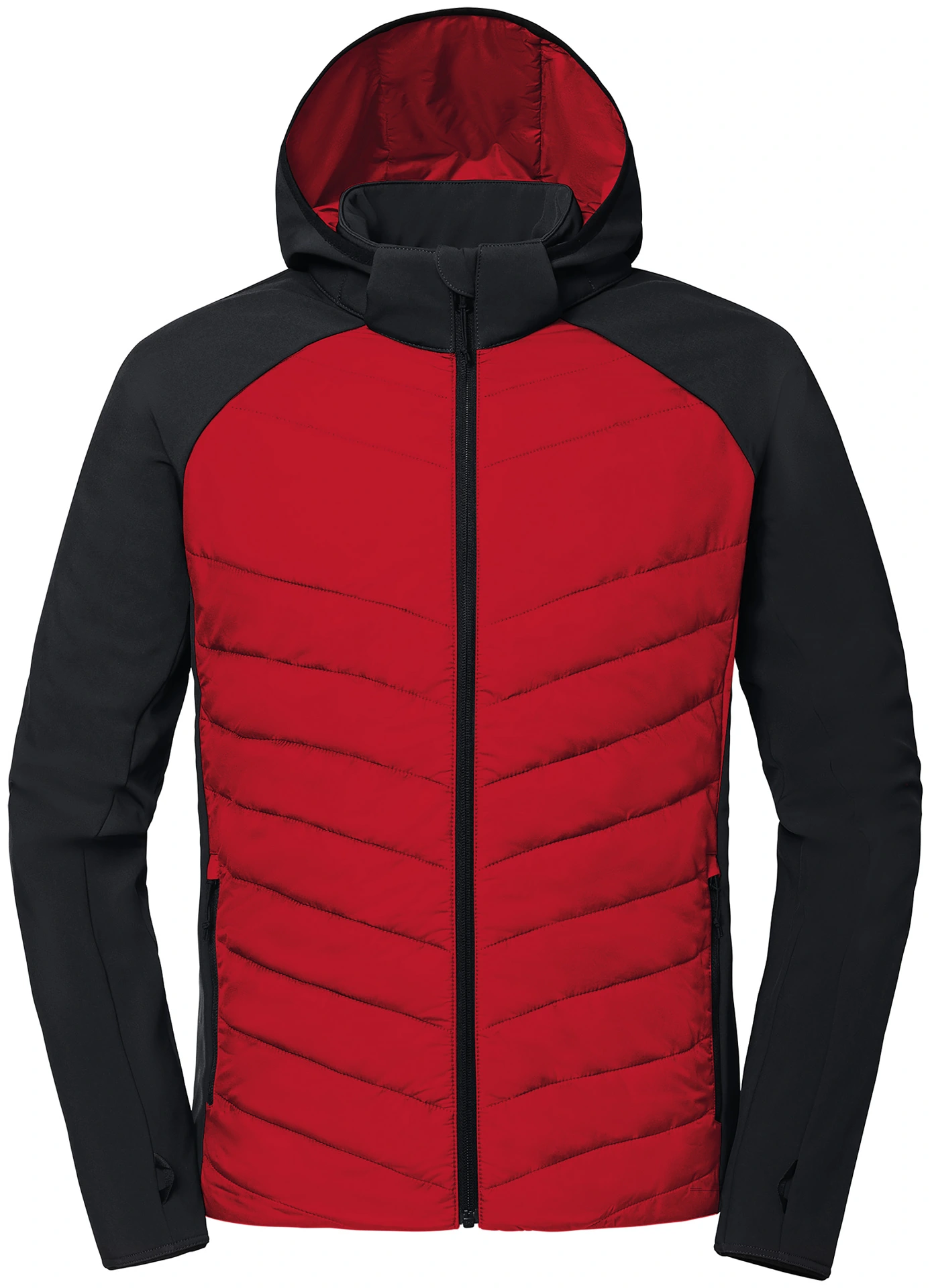schoeffel-pro-8006-zweijahreszeiten-zipin-hybridjacke-rot-front-1 Schöffel PRO 8006 ZWEIJAHRESZEITEN ZipIn Hybridjacke