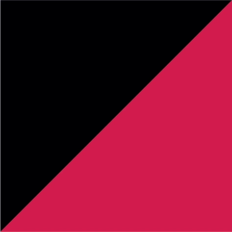jet black/hot pink