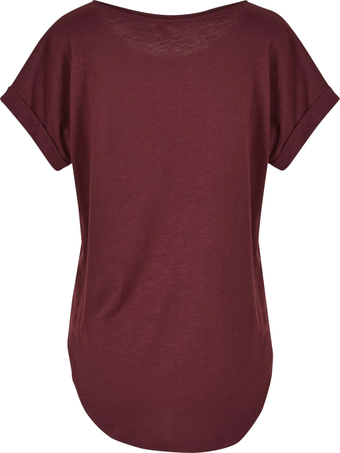 Build Your Brand Ladies Long Slub Tee