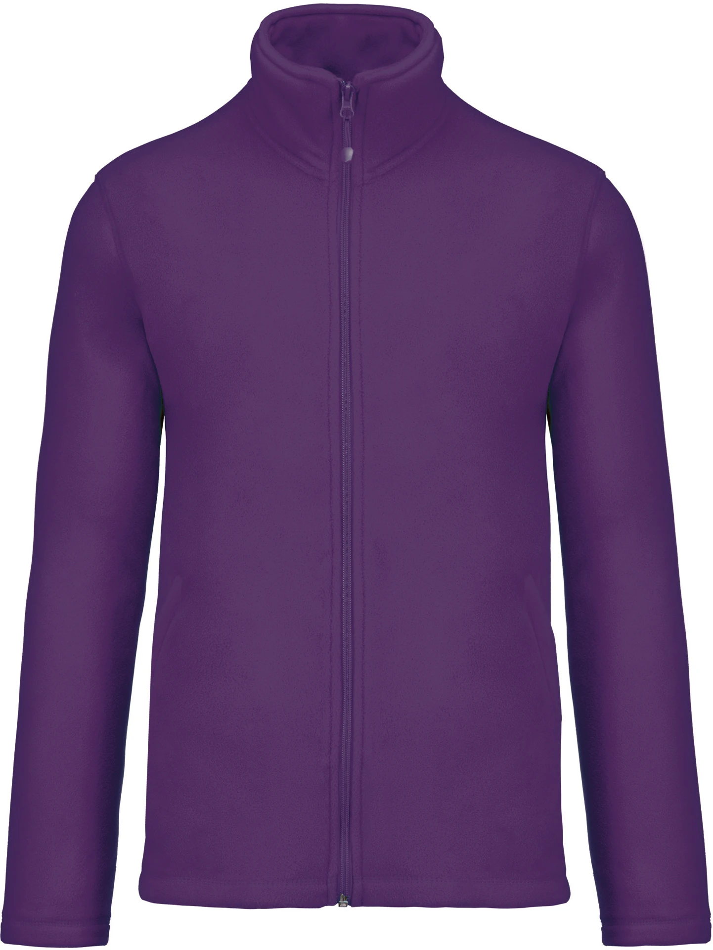 kariban-K911-microfleece-jacke-falco-purple-front-3 Kariban Microfleece Jacke "Falco"