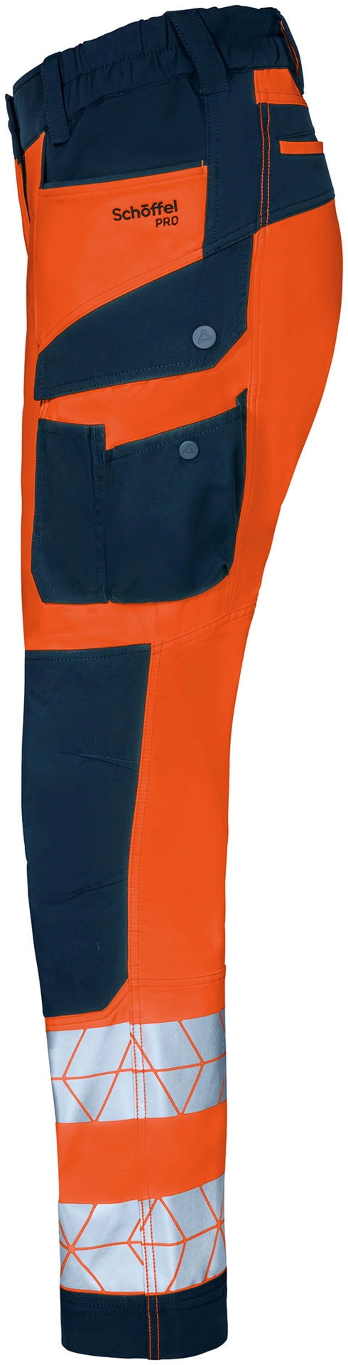 Schöffel PRO 7707 Damen BULLDOZER Warnschutz Bundhose 4-Wege-Stretch