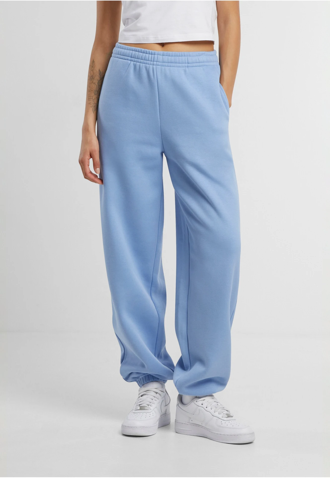 Build Your Brand Ladies Fluffy Sweatpants