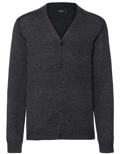 Russell Men's V-Neck Knitted Cardigan Russell Men's V-Neck Knitted Cardigan