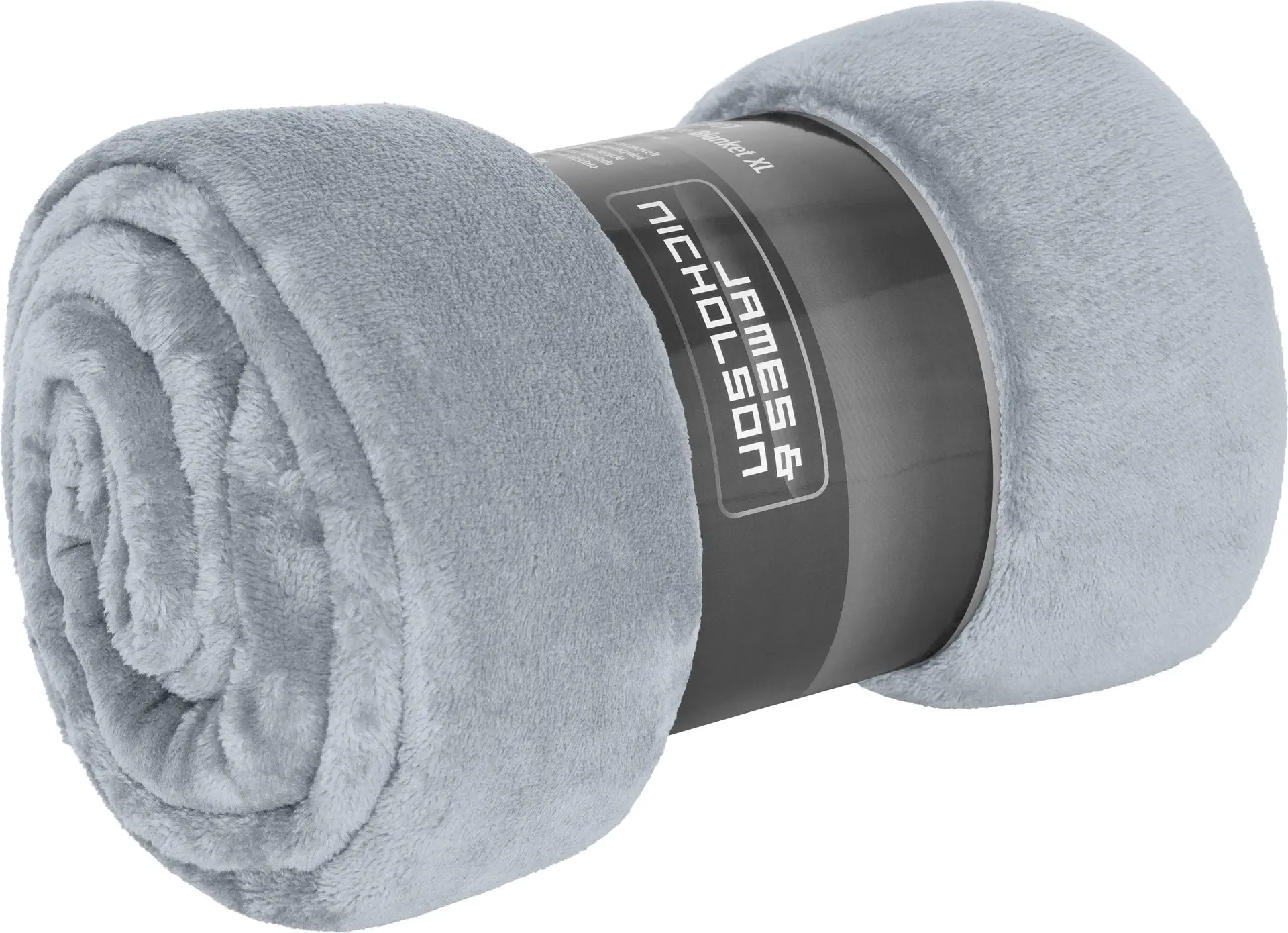 jn1907-microfibre-fleece-blanket-xl-silver-front-3 James & Nicholson Microfibre Fleece Blanket XL