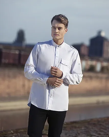 karlowsky-jm26-kochhemd-new-identity-white-model-1 KARLOWSKY Kochhemd New Identity