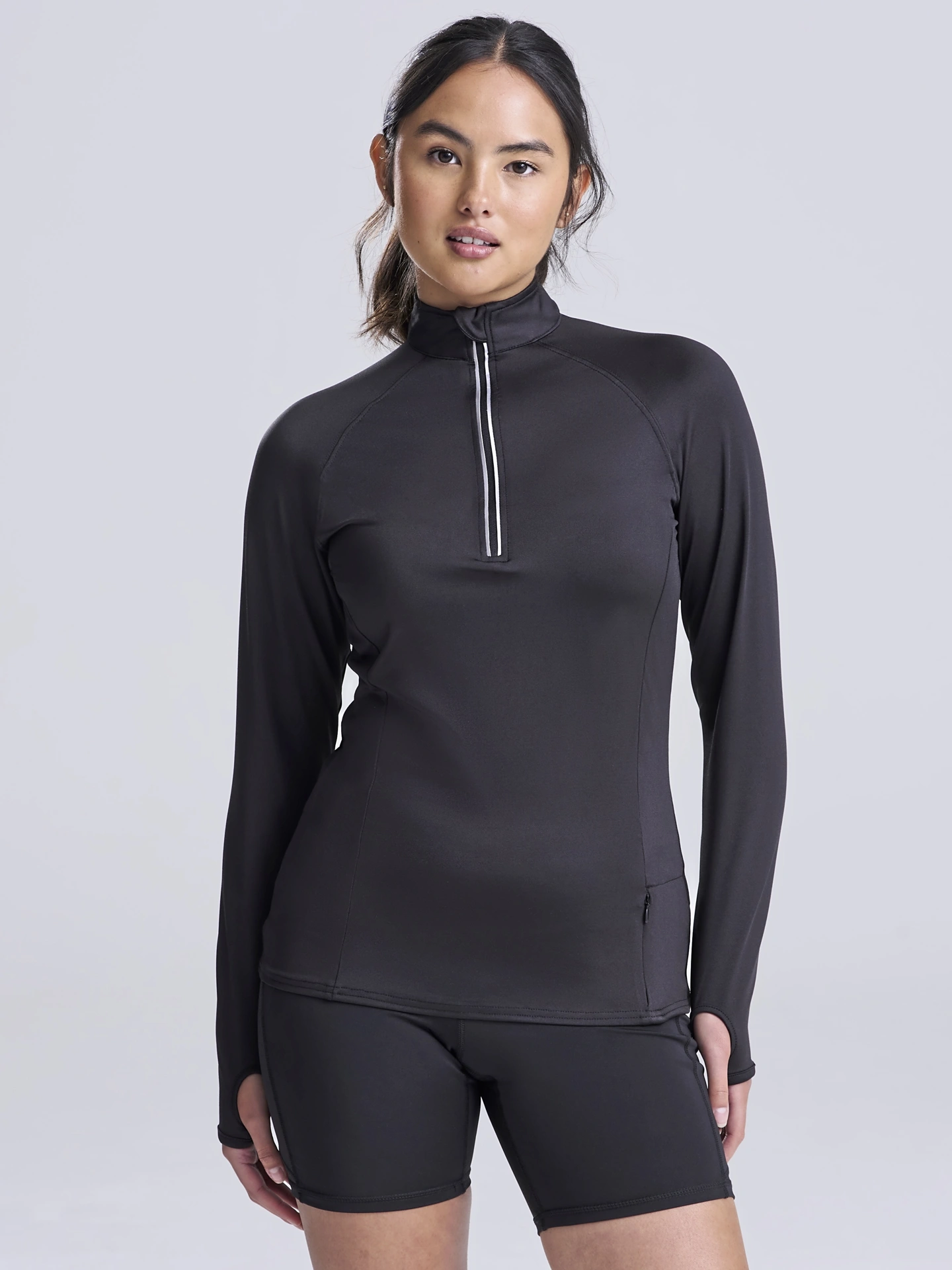 Just Cool Women's Cool-Flex 1/2 Zip Top
