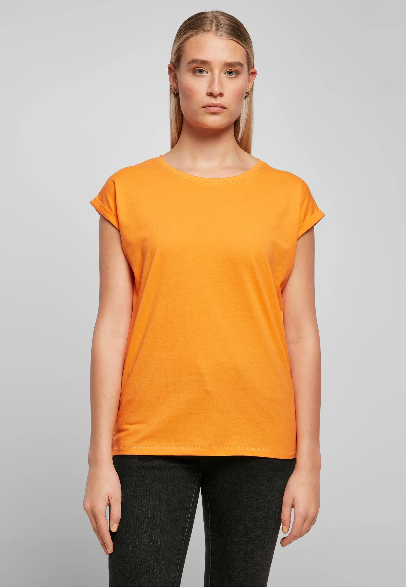 Build Your Brand Ladies Extended Shoulder Tee