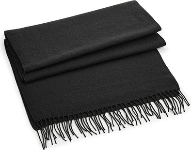 beechfield-b500-classic-woven-scarf-black-front-1 Beechfield Classic Woven Scarf