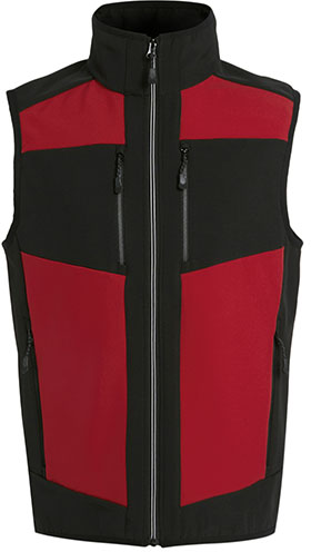 regatta-tra907-e-volve-unisex-2-layer-softshell-bodywarmer-classic-red-black-front-2 Regatta E-volve Unisex 2-Layer Softshell Bodywarmer