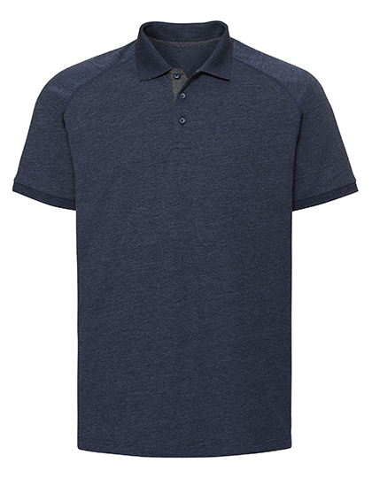 Russell Men`s HD Raglan Polo Russell Men`s HD Raglan Polo