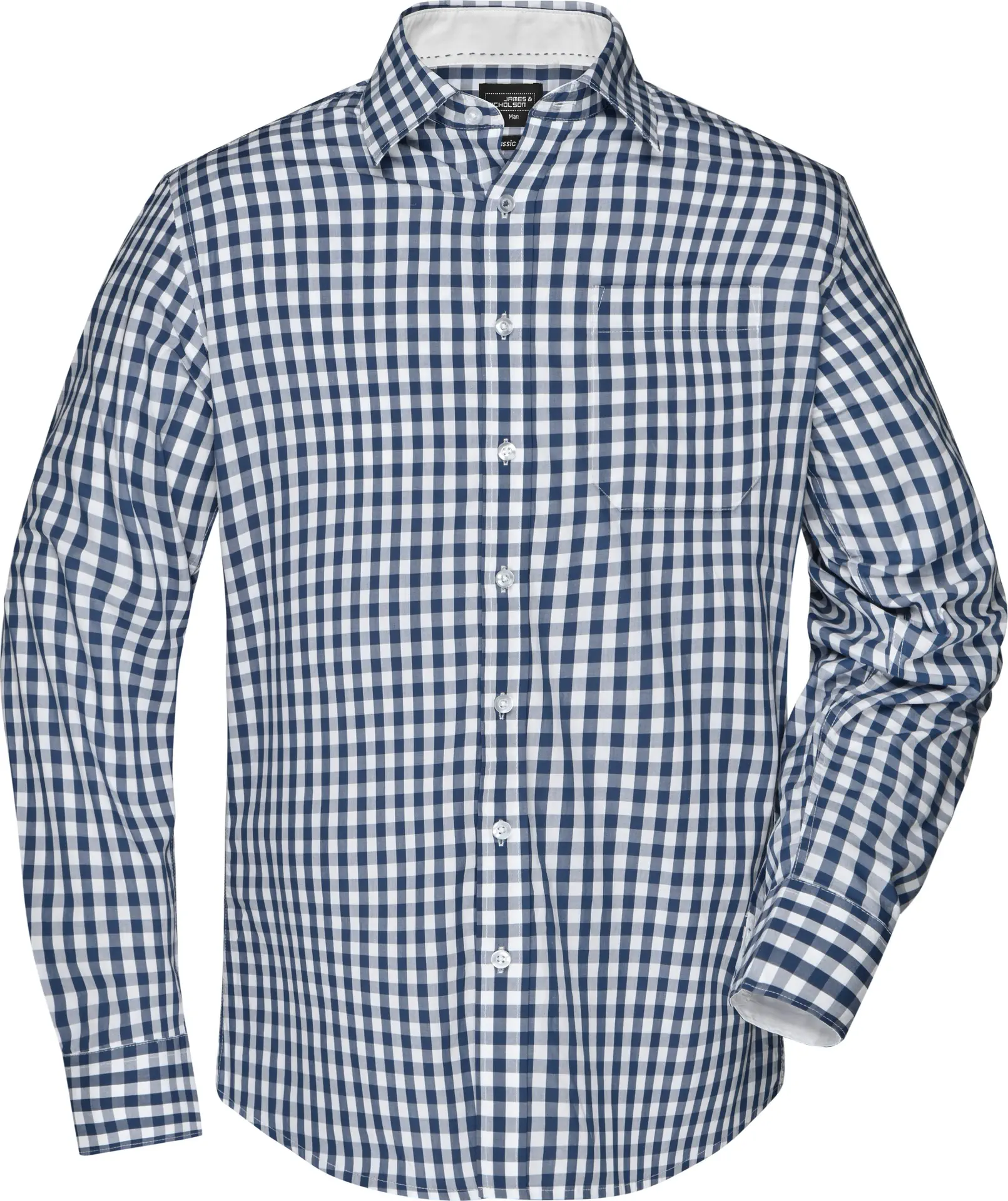 James & Nicholson Men's Checked Shirt 