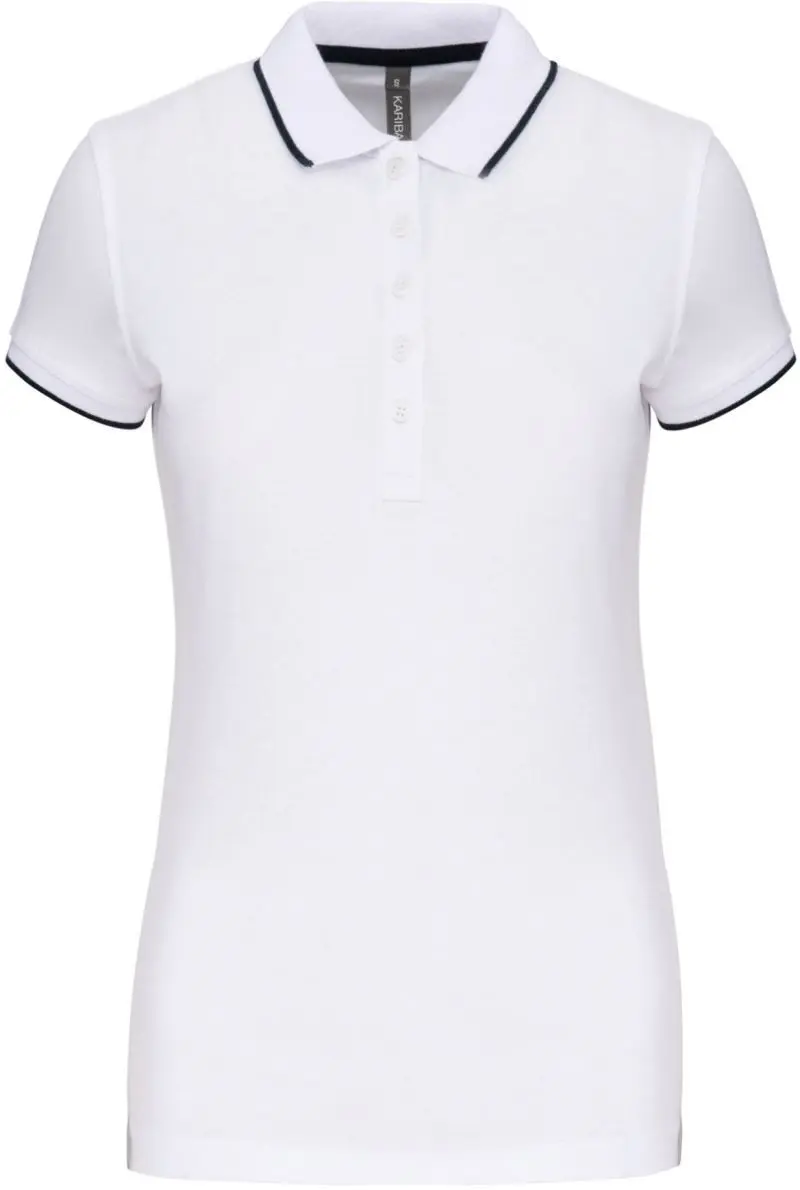 Kariban Damen Kontrast Piqué Polo Kariban Damen Kontrast Piqué Polo