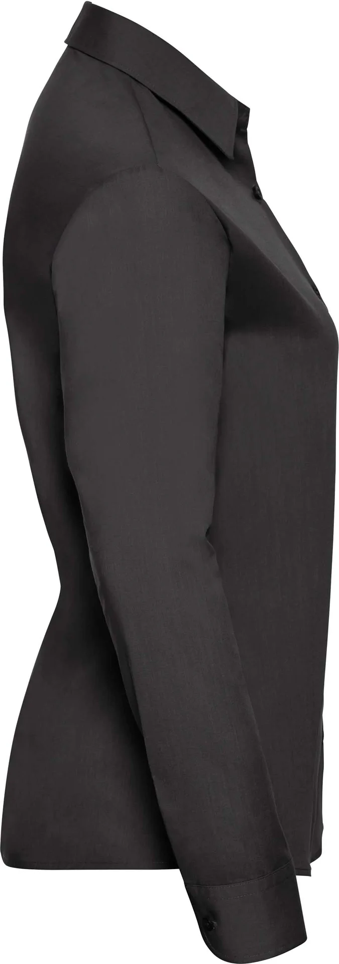 Russell Ladies Long Sleeve Polycotton Easy Care Poplin Shirt