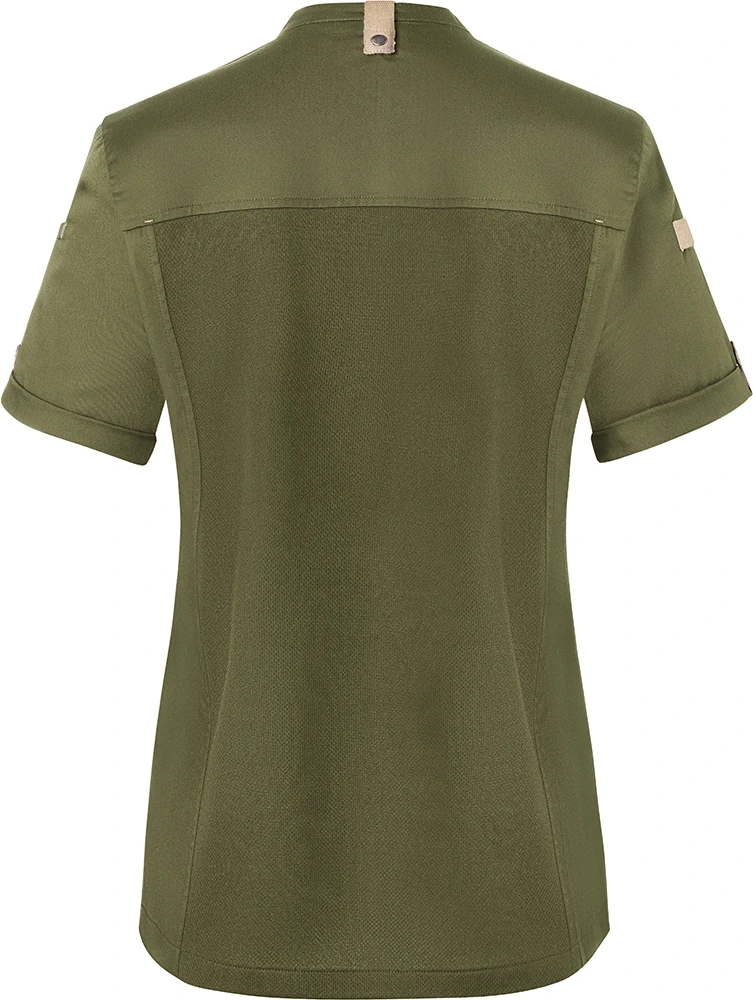 KARLOWSKY Damenkochjacke Green-Generation Kurzarm