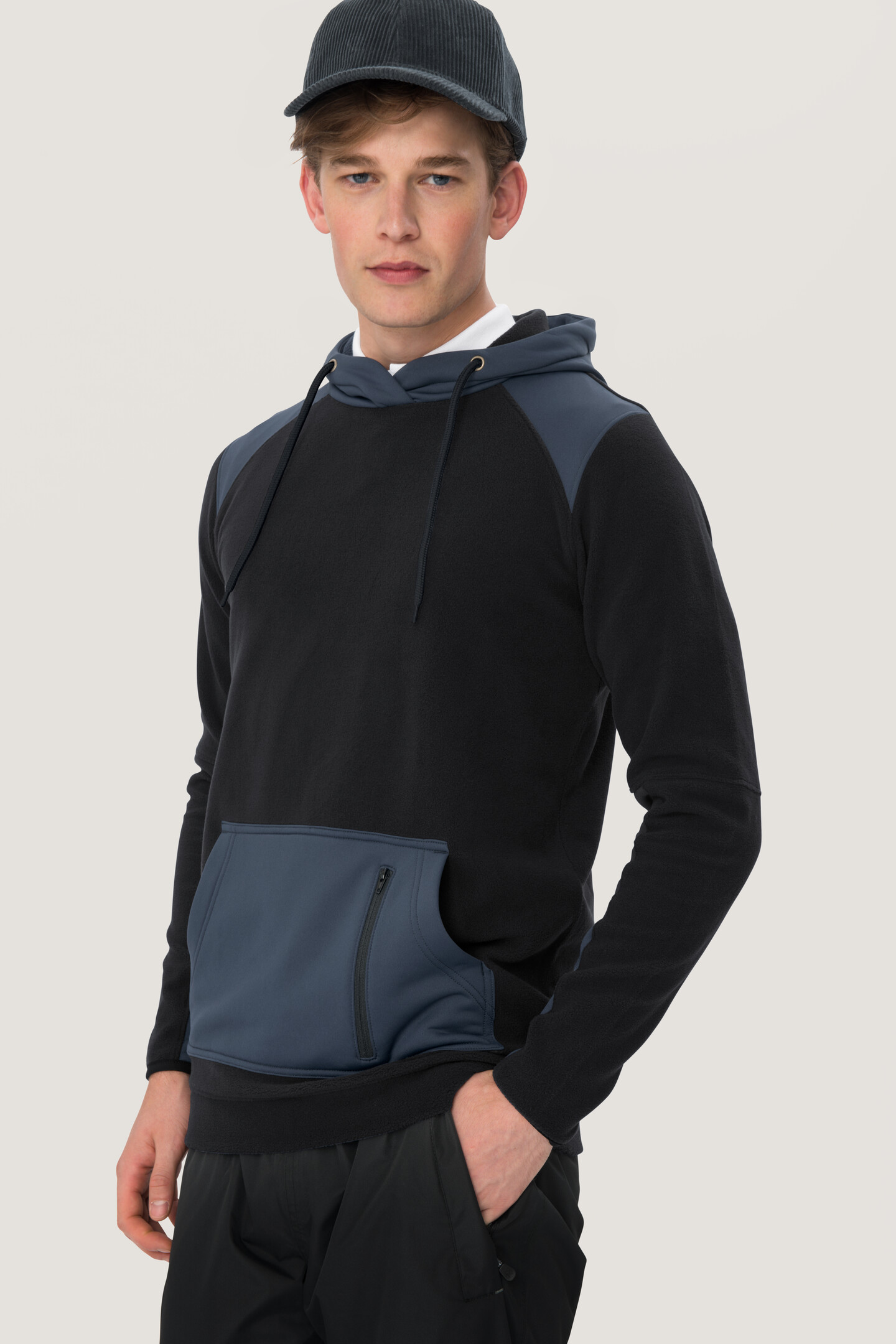 HAKRO Kapuzen-Stretchfleece 843 Franklin
