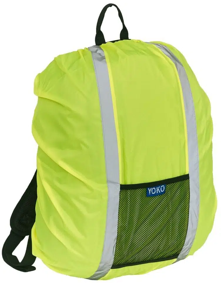 yoko-hvw068-hi-vis-waterproof-backpack-hi-vis-yellow-front-1 YOKO High Visibility wasserdichte Rucksack-Hülle