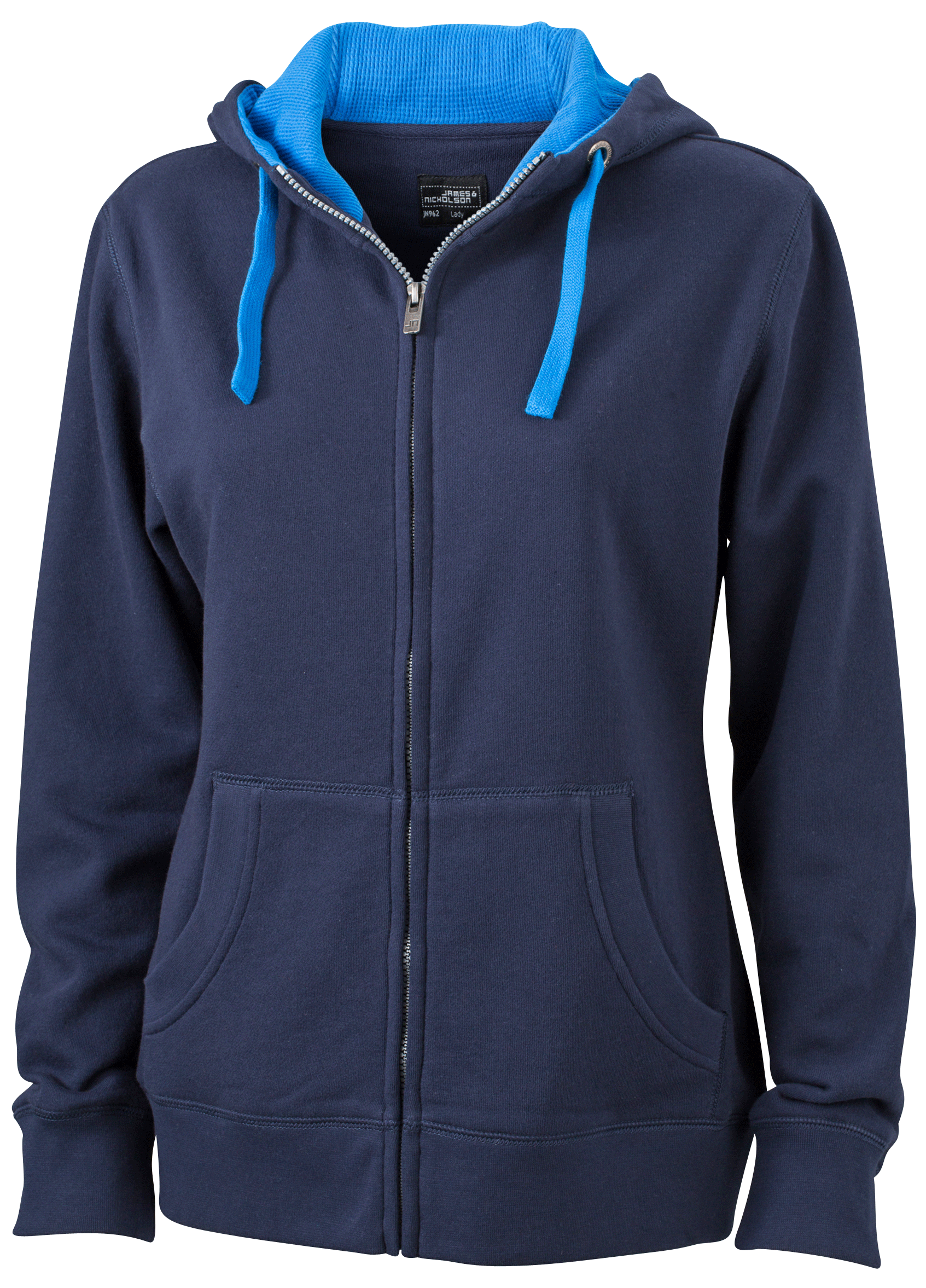 James & Nicholson Ladies Lifestyle Zip-Hoody James & Nicholson Ladies Lifestyle Zip-Hoody