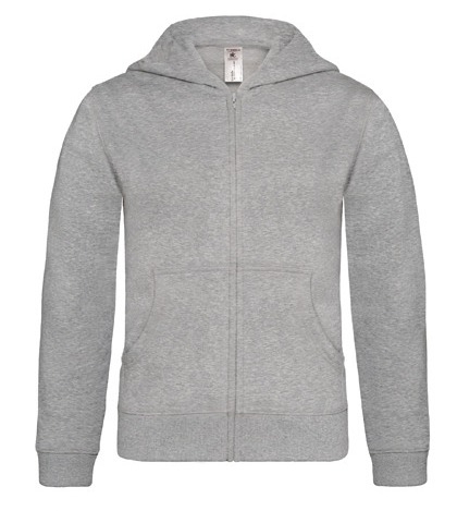 B&C Hooded Full Zip Kids