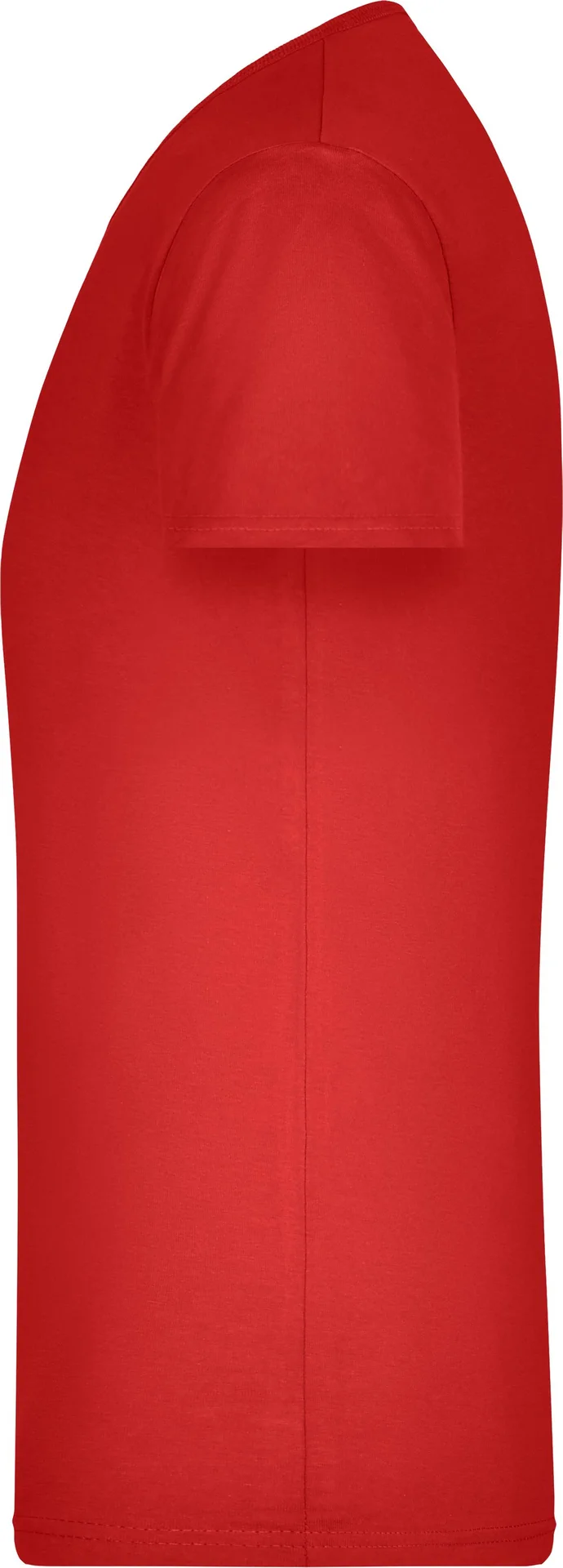 jn912-mens-slim-fit-v-t-shirt-red-left-4 James & Nicholson Men's Slim Fit V-T