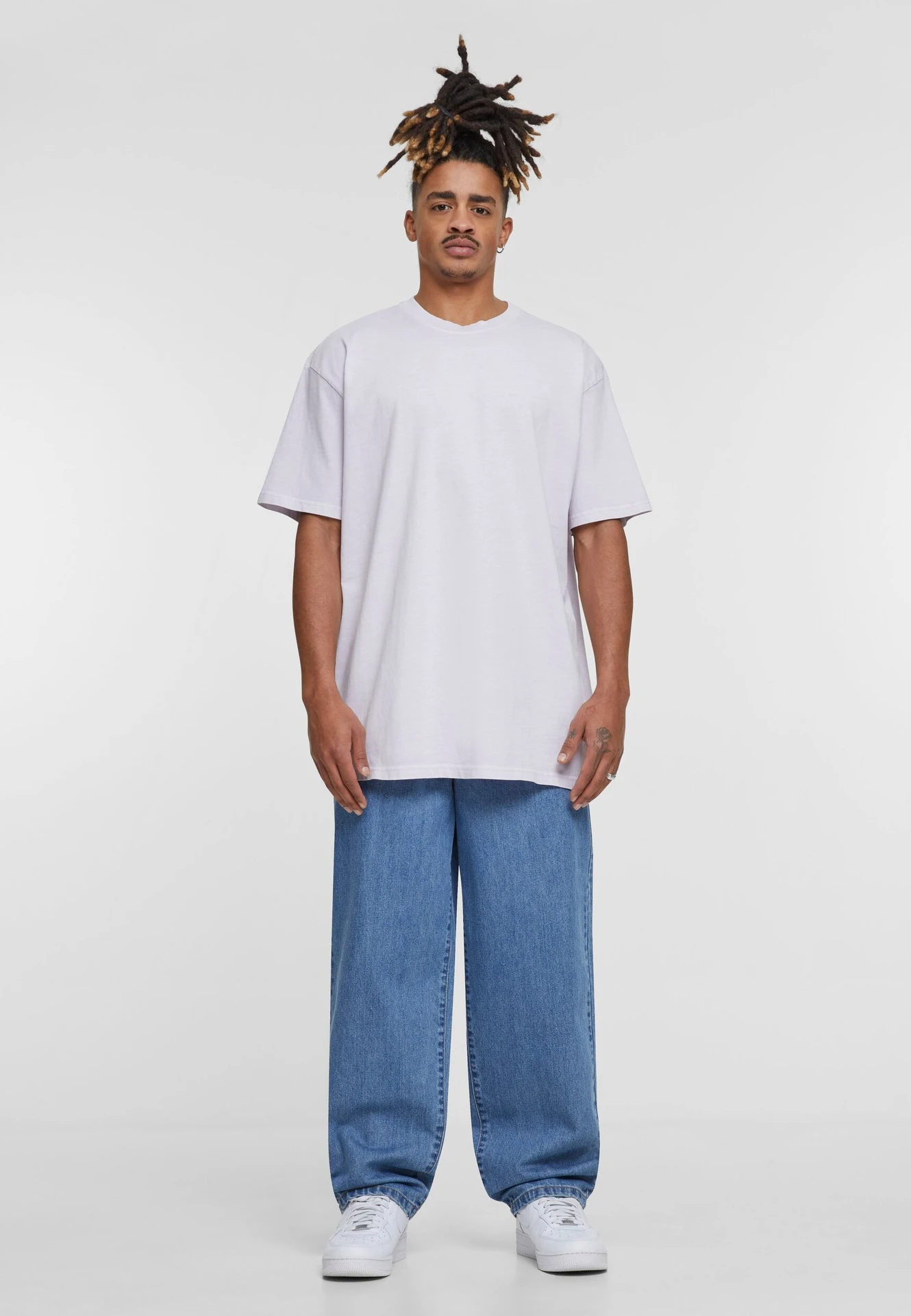 Build Your Brand Acid Washed Heavy Oversize Tee