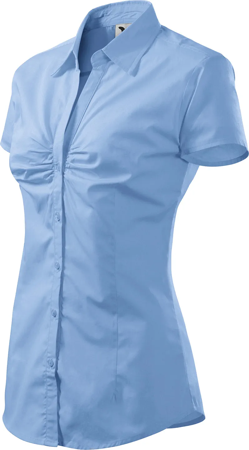malfini-214-chic-hemd-damen-himmelblau-left-3 MALFINI Hemd Damen Chic 214