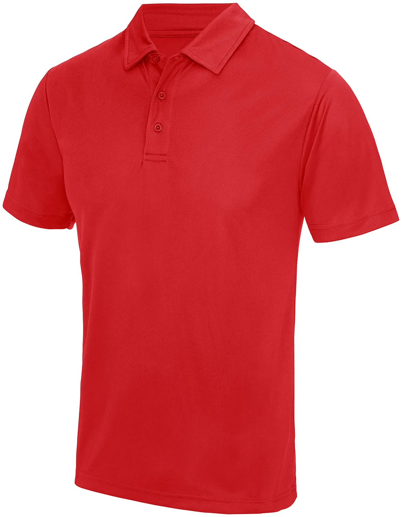 justcool-jc040-cool-poloshirt-firered-front-1 Just Cool Cool Polo