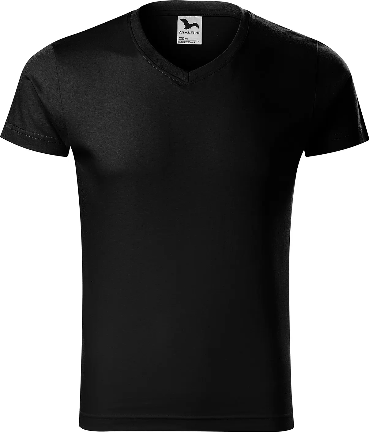 MALFINI T-Shirt Slim Fit V-Neck 146