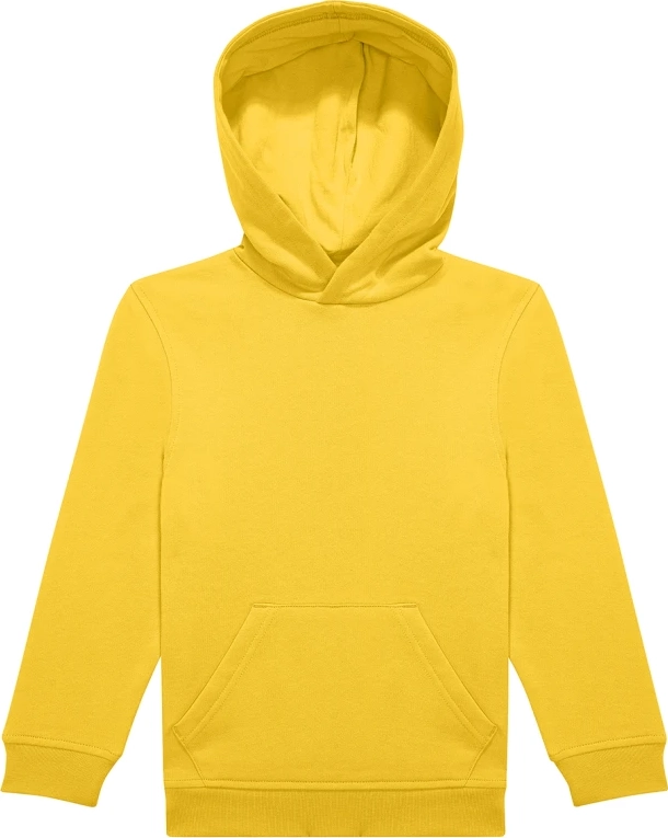 bc-wk002-id.333-hoodie-sweatshirt-kids-pop-yellow-front-3 B&C Kids ID.333 Hoodie