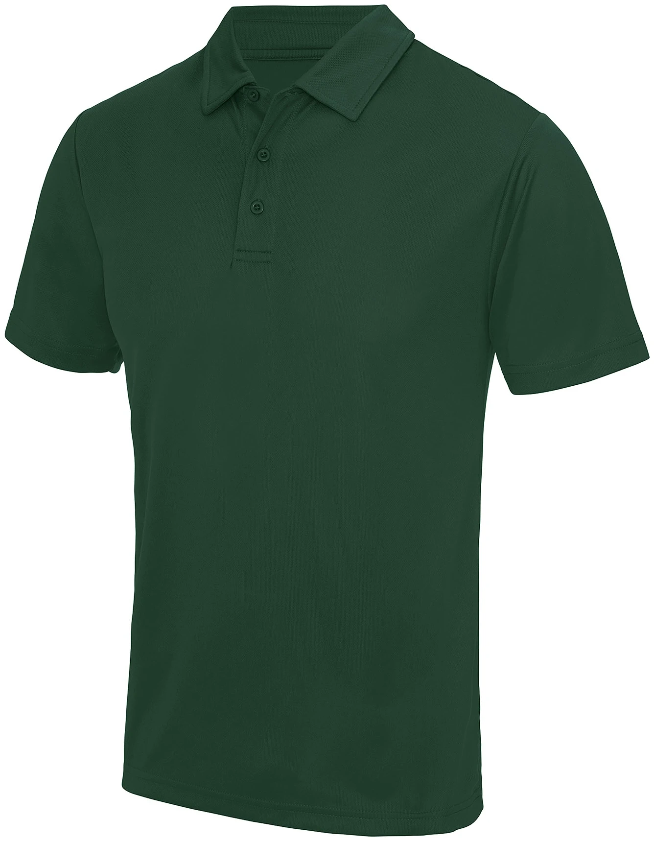 justcool-jc040-cool-poloshirt-bottlegreen-front-1 Just Cool Cool Polo