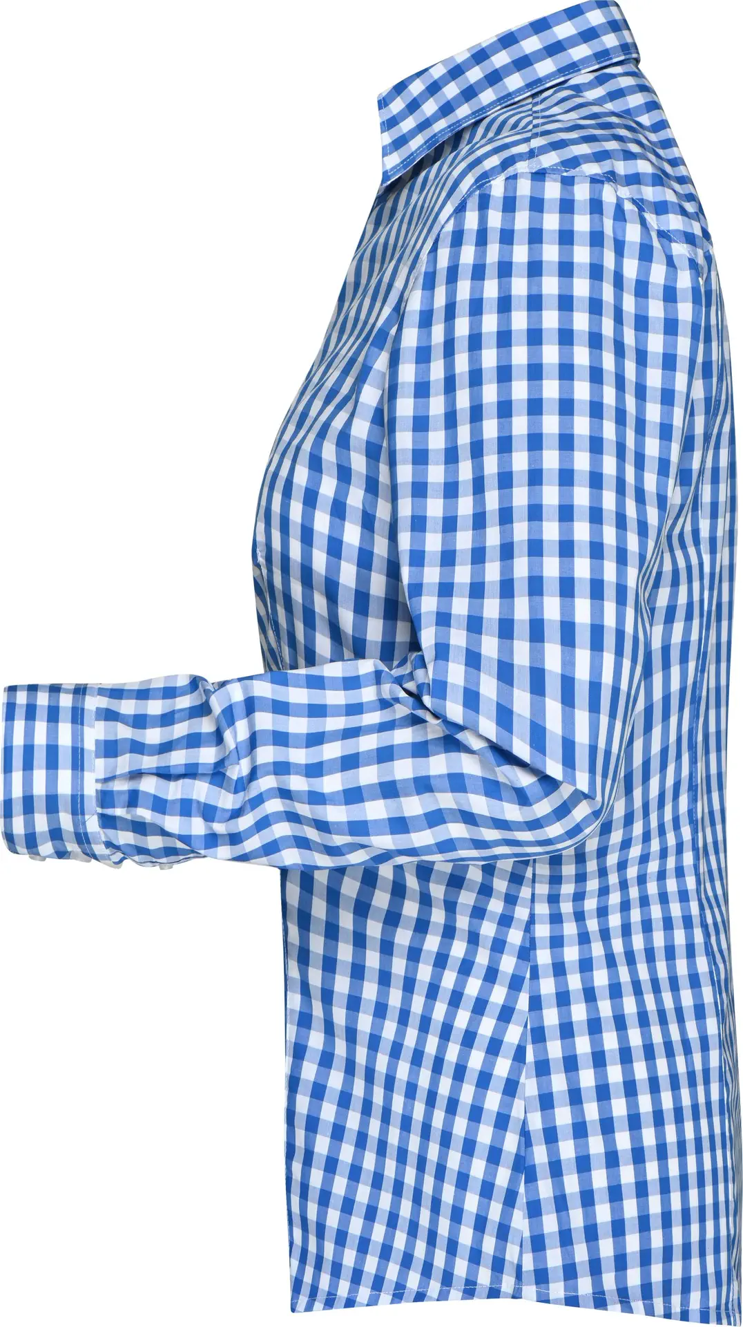 James & Nicholson Ladies Checked Blouse 