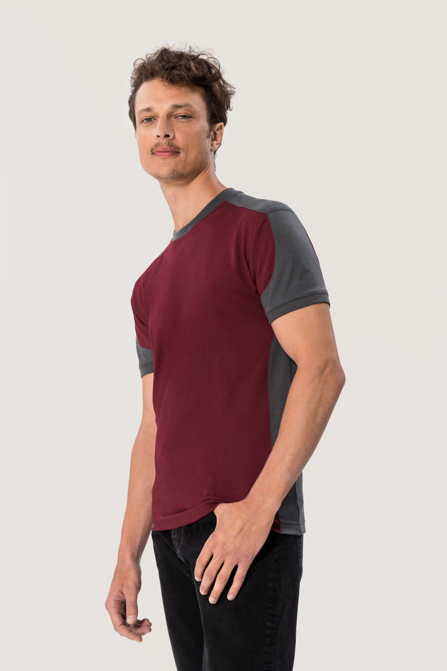 HAKRO T-Shirt-Contrast 290 Mikralinar®