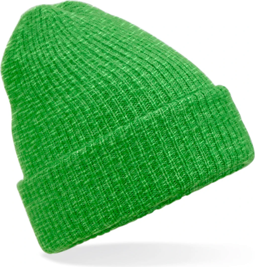 beechfield-b396r-colour-pop-beanie-brightgreen-front-1 Beechfield Colour Pop Beanie