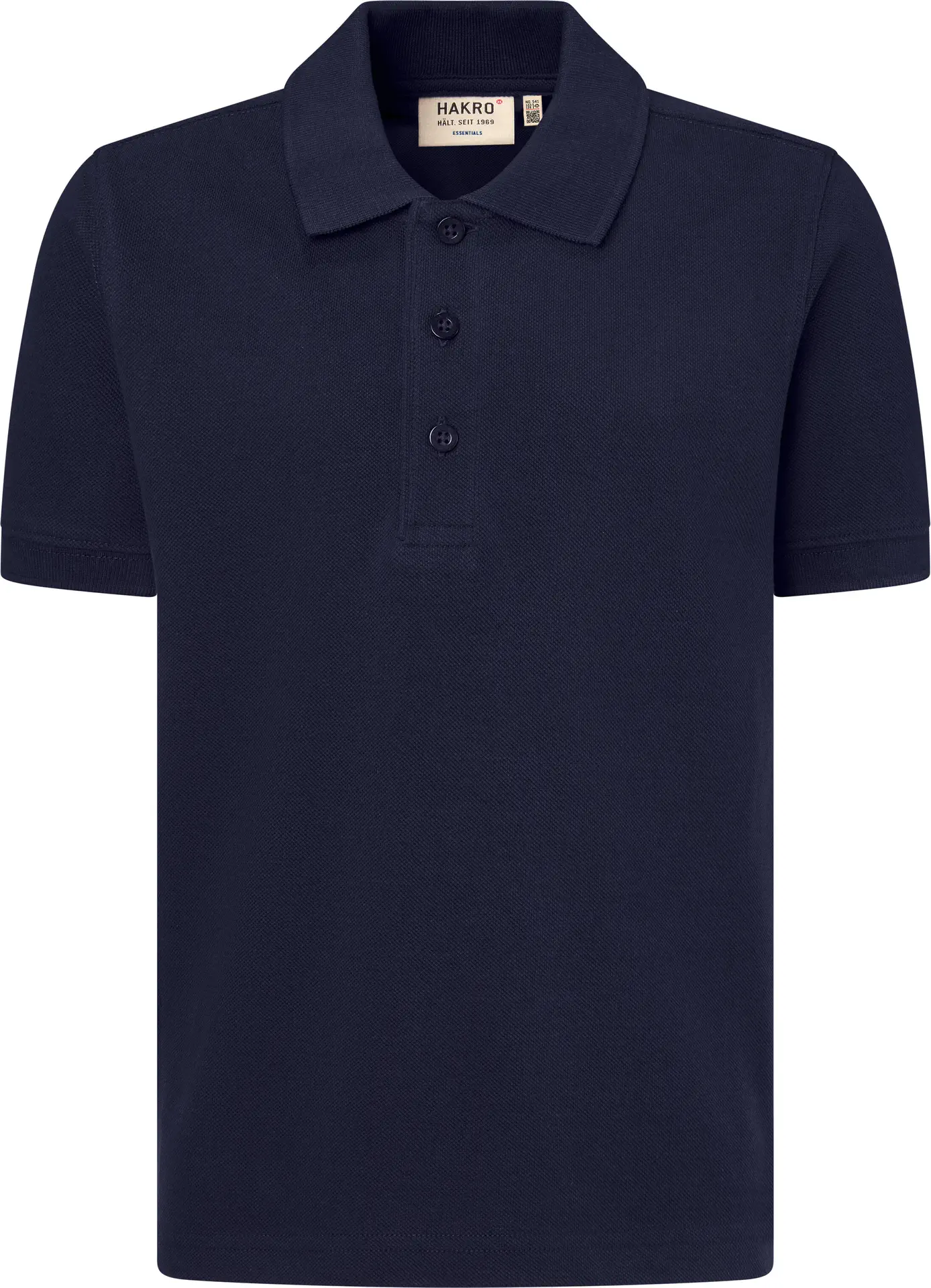 hakro-545-kinder-poloshirt-bio-baumwolle-tinte-front-1 HAKRO Kinder Poloshirt 545 Bio-Baumwolle