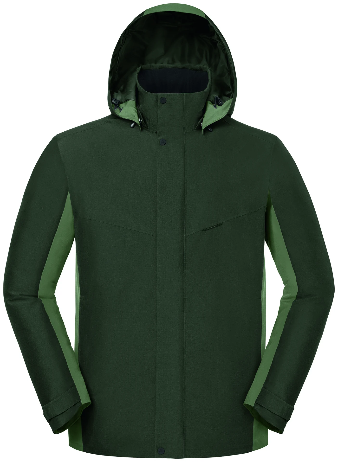 schoeffel-pro-7525-winterzeit-dunkelgruen-front-1 Schöffel PRO 7525 WINTERZEIT Hardshell Winterarbeitsjacke