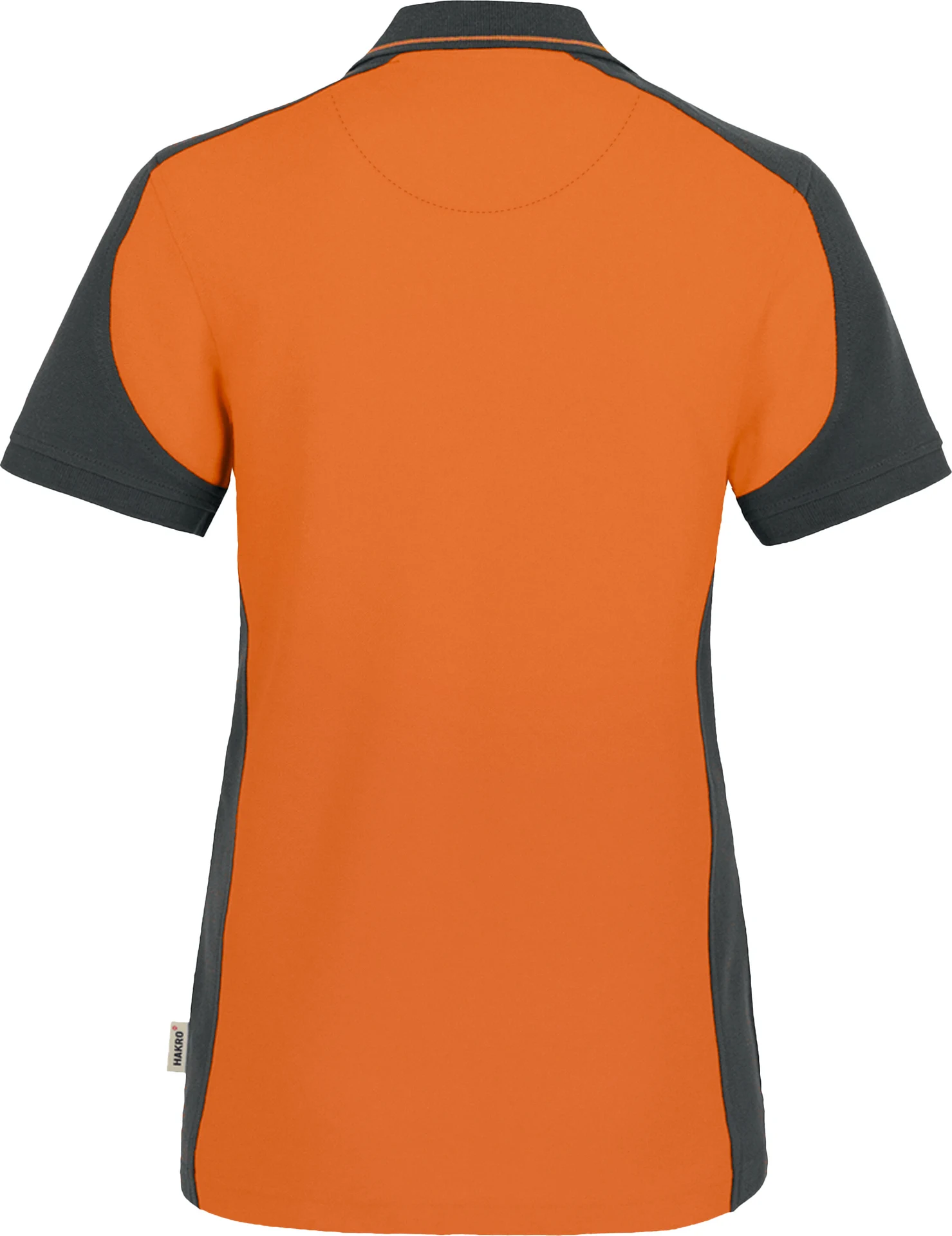 hakro-239-damen-poloshirt-contrast-mikralinar-orange-anthrazit-3 HAKRO Women-Poloshirt-Contrast 239 Mikralinar®