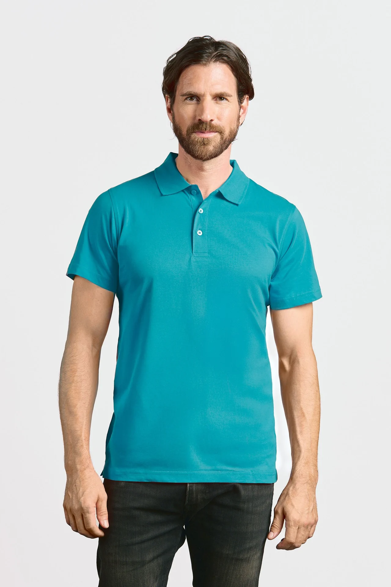 promodoro-4020-mens-jersey-polo-jade-model-0 Promodoro Men's Jersey Polo