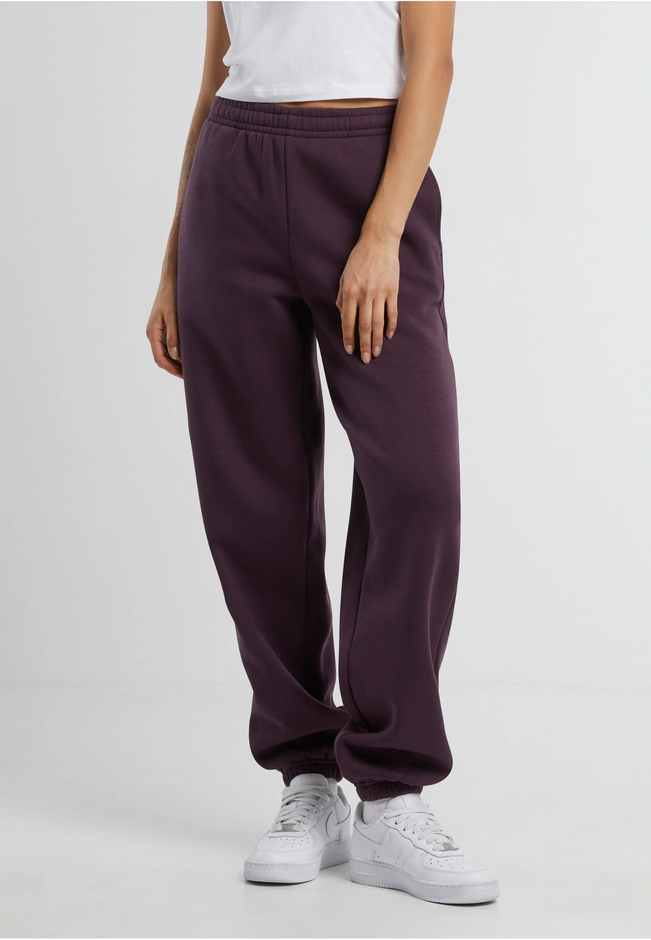 Build Your Brand Ladies Fluffy Sweatpants