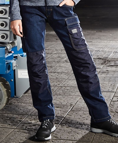 James & Nicholson Workwear Stretch-Jeans