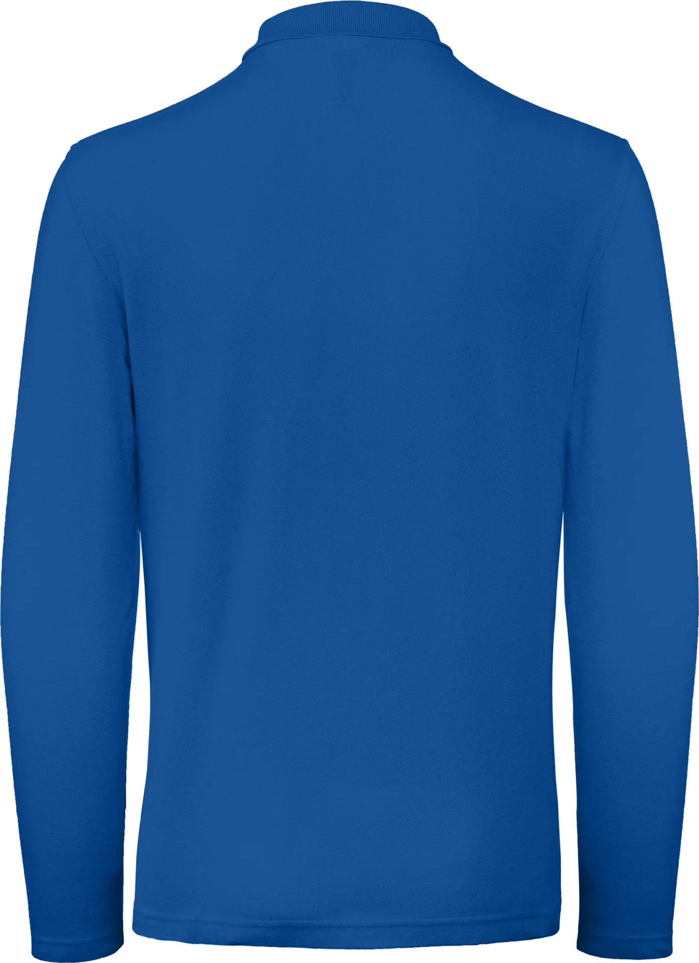 BC-PUI12-ID001-LSL-royalblue-2 B&C Long Sleeve Polo ID.001 Men's