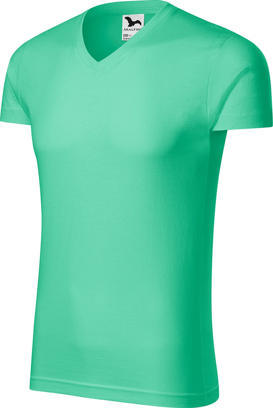 MALFINI T-Shirt Slim Fit V-Neck 146