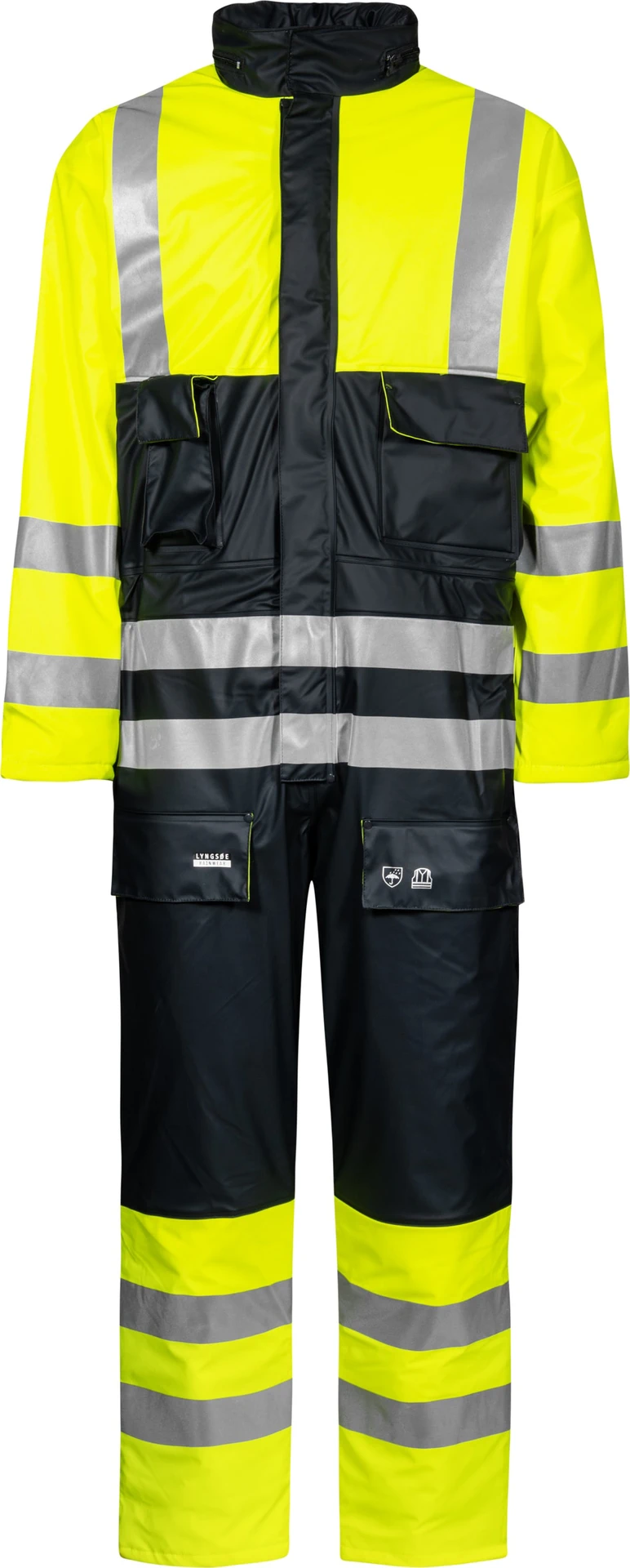 Lyngsøe LR33 Hi-Vis Winteroverall mit Steppfutter