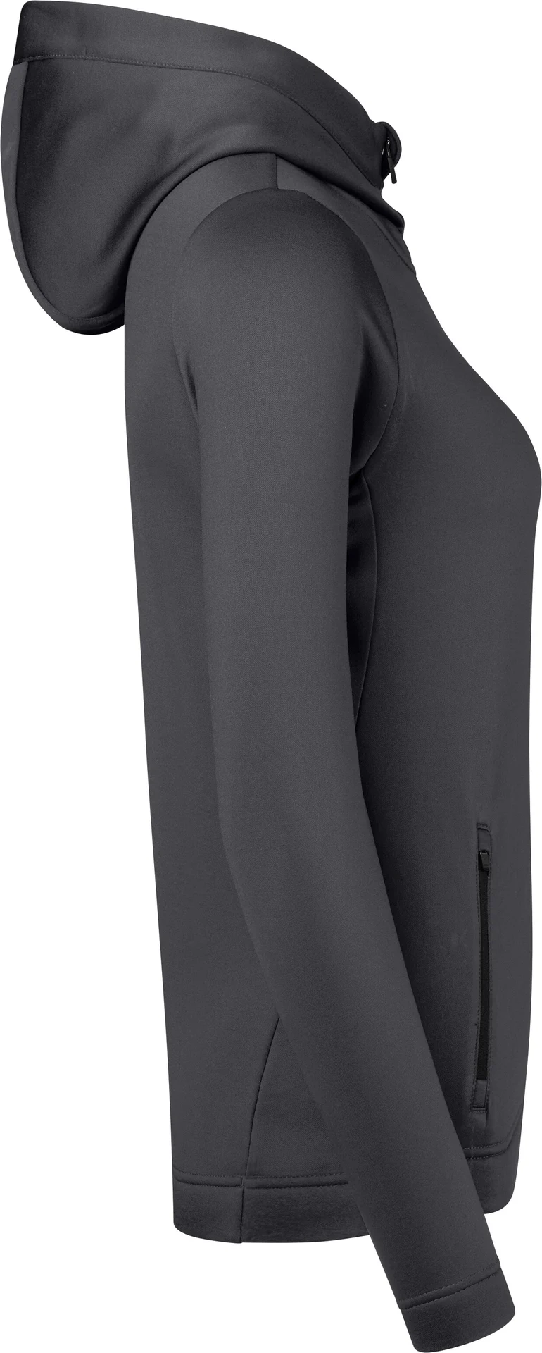 hakro-273-damen-kapuzen-tecjacke-eco-karbongrau-4 HAKRO Damen Kapuzen-Tecjacke 273 ECO