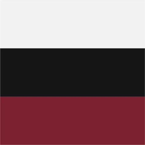 white/black/burgundy