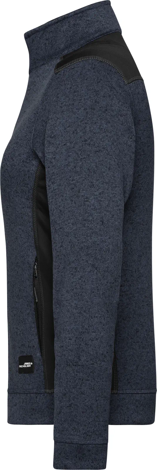 James & Nicholson Ladies Knitted Workwear Fleece Jacket -STRONG-