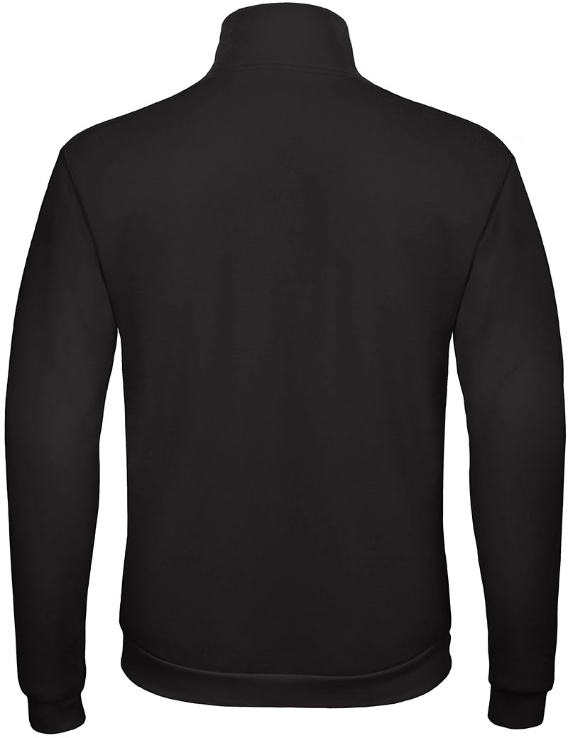 BC-WUI26-ID206-black-3 B&C ID.206 Sweat-Jacket 50/50