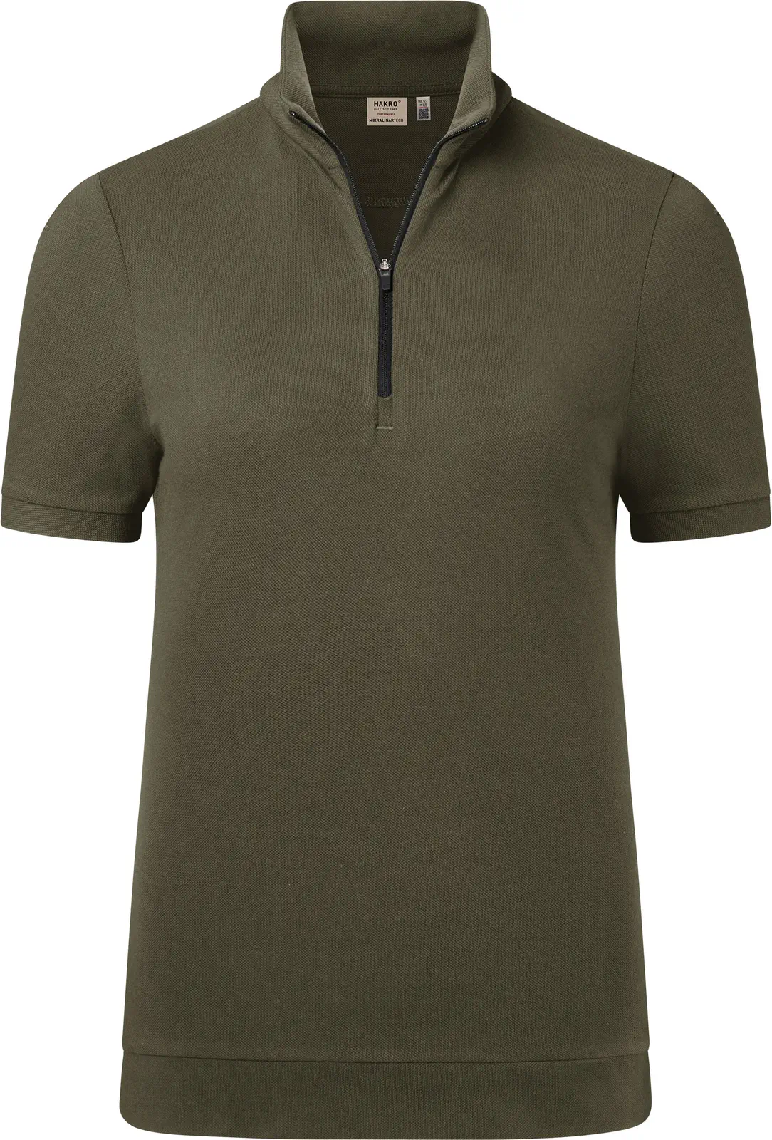 HAKRO Damen Zip-Shirt 334 Piqué MIKRALINAR® ECO