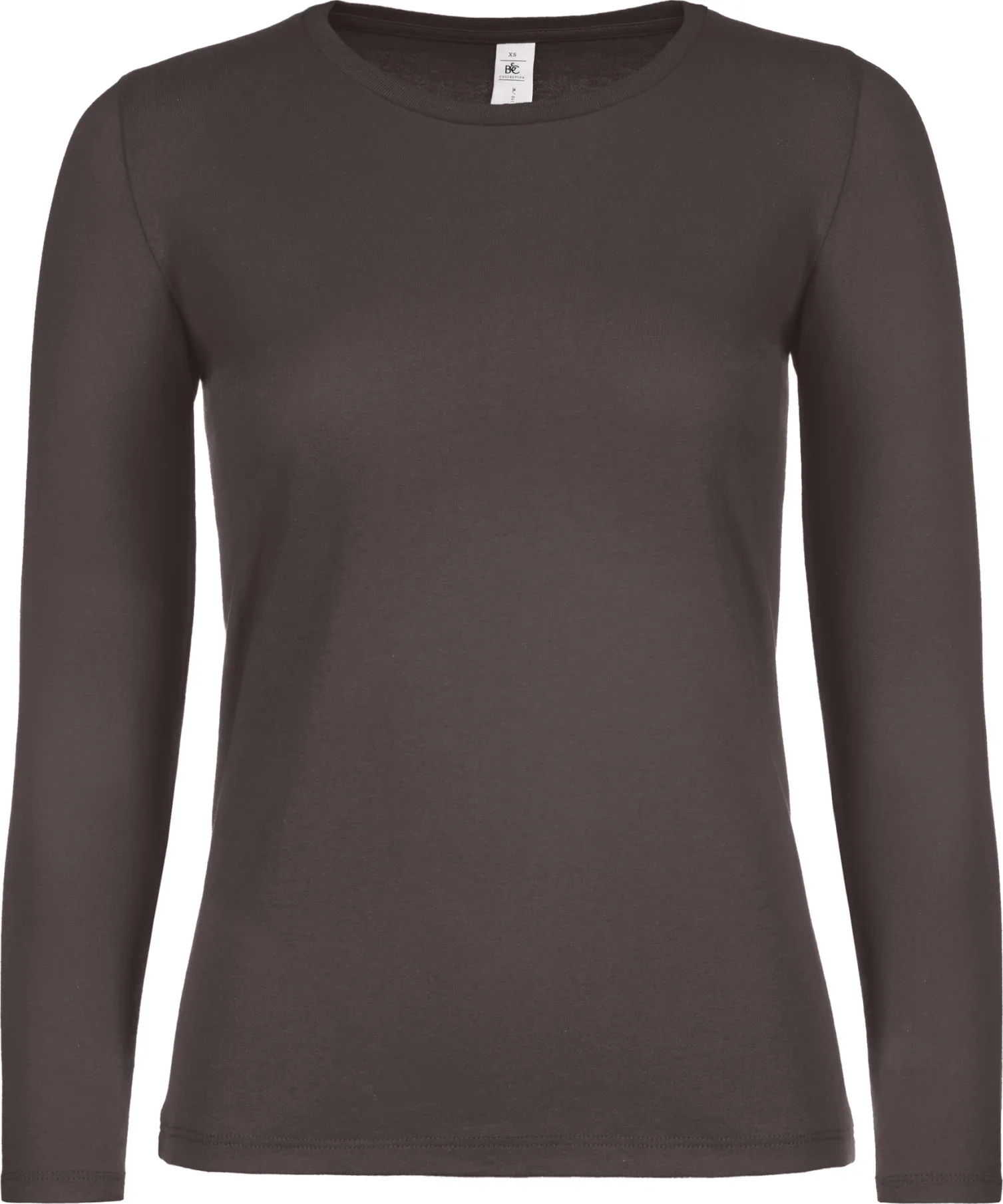 BC-TW06T-TShirt-E150-LSL-women-bearbrown-0 B&C T-Shirt #E150 Long Sleeve Women